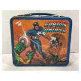 CAPTAIN AMERICA ALADDIN METAL LUNCHBOX