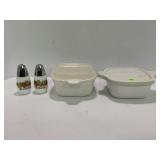 CORNING WARE SPICE OF LIFE CASSEROLE DISHES AND