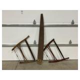 LOT OF 3 VINTAGE SAWS