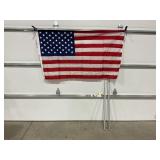 CHASE FLAG POLE SET WITH VALLEY FORGE 5