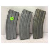 LOT OF 3 KAY & LABELLE 5.56 STEEL 30 ROUND AR MAGS