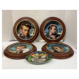 LOT OF 4 BRADFORD EXCHANGE JAMES DEAN COLLECTOR