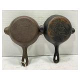WAGNERWARE 1050A & 1891 MINIATURE CAST IRON