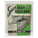 J.I. CASE CO. CASE HAY BALERS DEALER BROCHURE