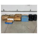 LARGE LOT OF CANNING JARS, RINGS AND CANNING