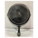 #6 UNMARKED CAST IRON SKILLET WITH HEAT RING - 11"