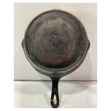 UNMARKED CAST IRON CHICKEN FRYER - 10 1/2" X