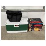11 QUART THERMOS COOLER IN ORIGINAL BOX, COLEMAN