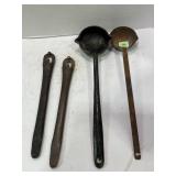 CAST IRON LADLES AND STOVE HANDLES