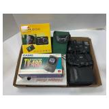 VINTAGE CAMERAS, CASIO LCD TV-480 TELEVISION AND