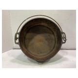 5 QT CAST IRON STOCK POT WITH HANDLE - MADE IN THE