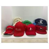 LARGE LOT OF SNAPBACK TRUCKER HATS - LEADER SEEDS