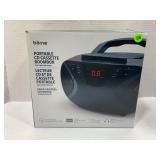 BORNE PORTABLE CD CASSETTE BOOMBOX IN ORIGINAL BOX