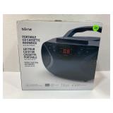 BORNE PORTABLE CD CASSETTE BOOMBOX IN ORIGINAL BOX