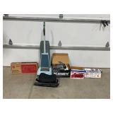 LARGE LOT OF KIRBY, HOOVER AND DIRT DEVIL