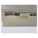 ALESIS SR16 16 BIT STEREO DRUM MACHINE IN ORIGINAL