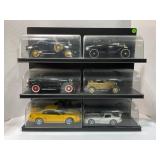 ACRYLIC DIE CAST DISPLAY CASE W/6 PRECISION MODELS