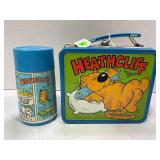 HEATHCLIFF ALADDIN METAL LUNCHBOX WITH THERMOS