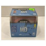 SONY RECORDABLE MD COLOR COLLECTION MINI DISC - 8