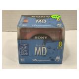 SONY RECORDABLE MD COLOR COLLECTION MINI DISC - 8