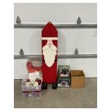 LARGE LOT OF CHRISTMAS DECORATIONS AND MORE