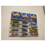 LOT OF 12 HOT WHEELS CARS IN ORIGINAL PACKAGE