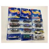 LOT OF 12 HOT WHEELS CARS IN ORIGINAL PACKAGE
