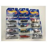 LOT OF 12 HOT WHEELS CARS IN ORIGINAL PACKAGE