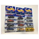 LOT OF 12 HOT WHEELS CARS IN ORIGINAL PACKAGE