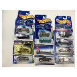 LOT OF 12 HOT WHEELS CARS IN ORIGINAL PACKAGE
