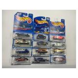 LOT OF 12 HOT WHEELS CARS IN ORIGINAL PACKAGE