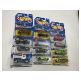 LOT OF 12 HOT WHEELS CARS IN ORIGINAL PACKAGE