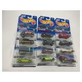 LOT OF 12 HOT WHEELS CARS IN ORIGINAL PACKAGE