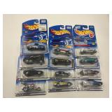 LOT OF 12 HOT WHEELS CARS IN ORIGINAL PACKAGE