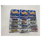 LOT OF 12 HOT WHEELS CARS IN ORIGINAL PACKAGE