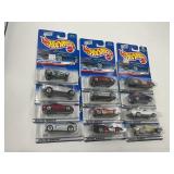 LOT OF 12 HOT WHEELS CARS IN ORIGINAL PACKAGE