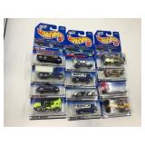 LOT OF 12 HOT WHEELS CARS IN ORIGINAL PACKAGE