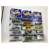 LOT OF 12 HOT WHEELS CARS IN ORIGINAL PACKAGE