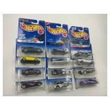 LOT OF 12 HOT WHEELS CARS IN ORIGINAL PACKAGE