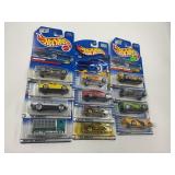 LOT OF 12 HOT WHEELS CARS IN ORIGINAL PACKAGE