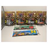 LOT OF 4 NASCAR RACING CHAMPIONS AND 2 BUMPER