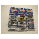 LOT OF 12 HOT WHEELS CARS IN ORIGINAL PACKAGE