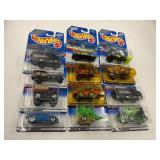 LOT OF 12 HOT WHEELS CARS IN ORIGINAL PACKAGE
