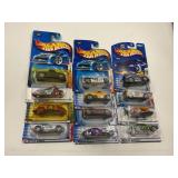 LOT OF 12 HOT WHEELS CARS IN ORIGINAL PACKAGE
