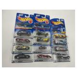 LOT OF 12 HOT WHEELS CARS IN ORIGINAL PACKAGE