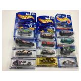 LOT OF 12 HOT WHEELS CARS IN ORIGINAL PACKAGE