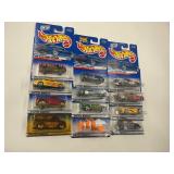 LOT OF 12 HOT WHEELS CARS IN ORIGINAL PACKAGE