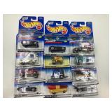 LOT OF 12 HOT WHEELS CARS IN ORIGINAL PACKAGE
