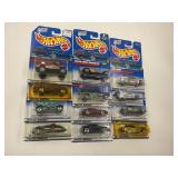 LOT OF 12 HOT WHEELS CARS IN ORIGINAL PACKAGE