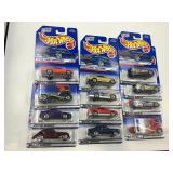 LOT OF 12 HOT WHEELS CARS IN ORIGINAL PACKAGE